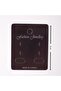 Ilkeshop Clip-On 3 Hole (14624) Earring Card-Black - 2