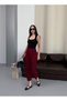 Crep Fabric Balloon Fit Comfortable Casual Women's Trousers Stretchy Fabric Ankle Length - 5