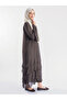 Silk Chiffon Layered Design Dress - 3