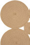 Luke Brown Wicker Jute Look Hand-Woven Washable Single Minimal Decor Bathroom Shower Mat (60X90) - 3