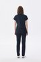 Single Top Navy Blue Lycra Unisex Medical Nurse and Doctor Uniform Surgical Clothing - 4