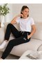 Mişil 18405-26 Girls' Jogger Sweatpants with Pockets, Lace-Up, Comfortable Fit, Sports Bottoms - 5