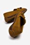Women's Tasseled Bowknot Loofer Mustard - 4