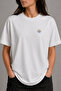 Sunset Embroidered Regular Fit T-Shirt Unisex 30/1 Regular Fabric Short Sleeve - 7