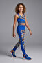 Modern Romance Flower Patterned Girl's Sports Leggings - 6