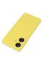 Ilkeshop New Realme C55 Case Nano Velvet Silicone (193304) - Yellow - 2