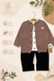 Baby Boy 3-Piece Set Buttoned Seasonal Baby Set - 3