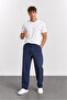 Men's Comfortable Summer Loose Linen Baggy Trousers - 6