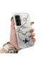 Samsung Galaxy A55 Compatible Travel-Themed Map Airplane Printed Impact-Resistant Hard Case
