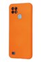 Ilkeshop New Realme C21 Case Nano Inside Velvet Silicone (100833) - Orange - 3