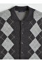Southblue Standard Pattern Diamond Pattern Men's Knitwear Cardigan - 6