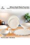 29-Piece Premium Porcelain Dinner Set – Crack-Resistant Plates, Bowls, Oval Plates, Salad Bowl, and Salt & Pepper Shaker, Complete Service for 6 (Design - 15) - 2