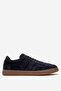 Men's Flat Sole Lace-Up Sports Shoes Real Suede Leather Fr 264103