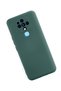 Ilkeshop New Tecno Camon 16 Case Nano Inside Velvet Silicone - (175555) Dark Green - 2
