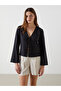 V-Neck Women's Blouse