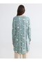 Two Mt Shop Quality Lcw Grace Green Floral Standard & Regular Women's Tunic - 4