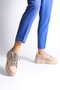 Della Lace-Up Orthopedic Sole Stone Women's Sneaker Sports Shoes Ctt - Skin - 3