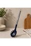 Silicone Pasta Serving Spoon Heat Resistant Spaghetti Spoon with Steel Handle - 4