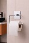 Bathroom Organizer Set 4 Pieces Adhesive Shampoo Holder Toilet Paper Holder Towel Holder Hanger Tss-01 Chrome - 6