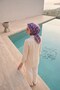 وشاح ناعم بتصميم هندسي أرجواني 90x90 - 4