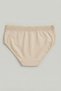 4-Piece Skin Color Cotton/Elastane Girls' Lace Top Slip Panties Set Lcirina - 7