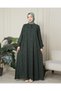 Modest Wear Mother Dress Prayer Dress Viscose Floral Full Length Dress V Robe Fish Dress Plus Size