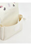 Baby Girl Shoulder Bag with White Animal Figures - 2