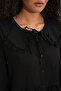 Women's Baby Collar Shirt Blouse 993 - Black - 5
