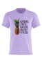 Men's Printed Design T-Shirt (Be A Pineapple)| Round Neck Regular Fit T-shirt - 2