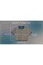 Striped Crew Neck Crop Women's Knitwear T-Shirt (Brown/Ecru) - 4