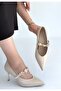 Conne Beige Skin Stiletto Shoes - 2