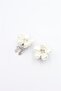 Pearl Button Brooch - Silver