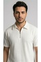 Men's Ottoman Fabric Patched Polo Ottoman Fabric Baggy Shorts Set - Comfortable Cut Summer Set - 4