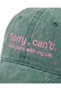 Sorry, Can'T. I Have Plans with My Cat. Embroidered Washable Hat / "Sorry I Can'T, I Have Plans with My Cat." Embroidered Baseball Cap - 3