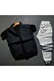Seasonal 3-Piece T-Shirt, Vest, and Sweatpants - Basic Three-Piece Set