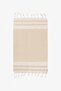 Simple Tassel 2-Piece Kitchen Towel Beige - 2