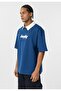 Polo collar oversize printed t-shirt - 3