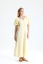 Bollans Balon Kol V-Neck Long Dress - 3