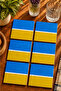 Modern Design Set of 6 Coasters - Uv Printing Mdf - 10X10 cm