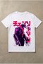 Chainsaw Man Denji Character Design Black and White Standard Fit Anime T-Shirt