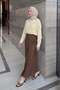 One-piece criss-cross skirt 2356 - taba