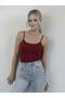 Women's Strappy Bodysuit 6-Pack Basic Thin Strappy Flexible Daily Top - 3
