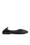 , Women's Genuine Leather Ballerinas 1611059Z0901 Black