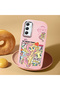 Pink Silicone Case with Shock-Absorbing Camera Protection Compatible with Samsung Galaxy A34 - 2