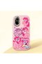 Realme C67 4g Compatible Shock-Absorbing Camera Protected Pink Silicone Case