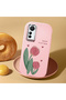 Mi 12 Lite Compatible Shock-Absorbing Camera Protected Pink Silicone Case - 2