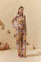Orange Patterned Trousers - 4