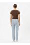 Women's stone detailed short sleeve crop blouse brown - 3