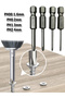 4pcs 50mm Cross Screwdriver Bits 1/4Inch Hex Shank Electric Screwdriver Bit Alloy Steel Magnetic ... - 7