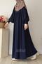 Asya Balloon Sleeve Dress Navy Blue - 3
